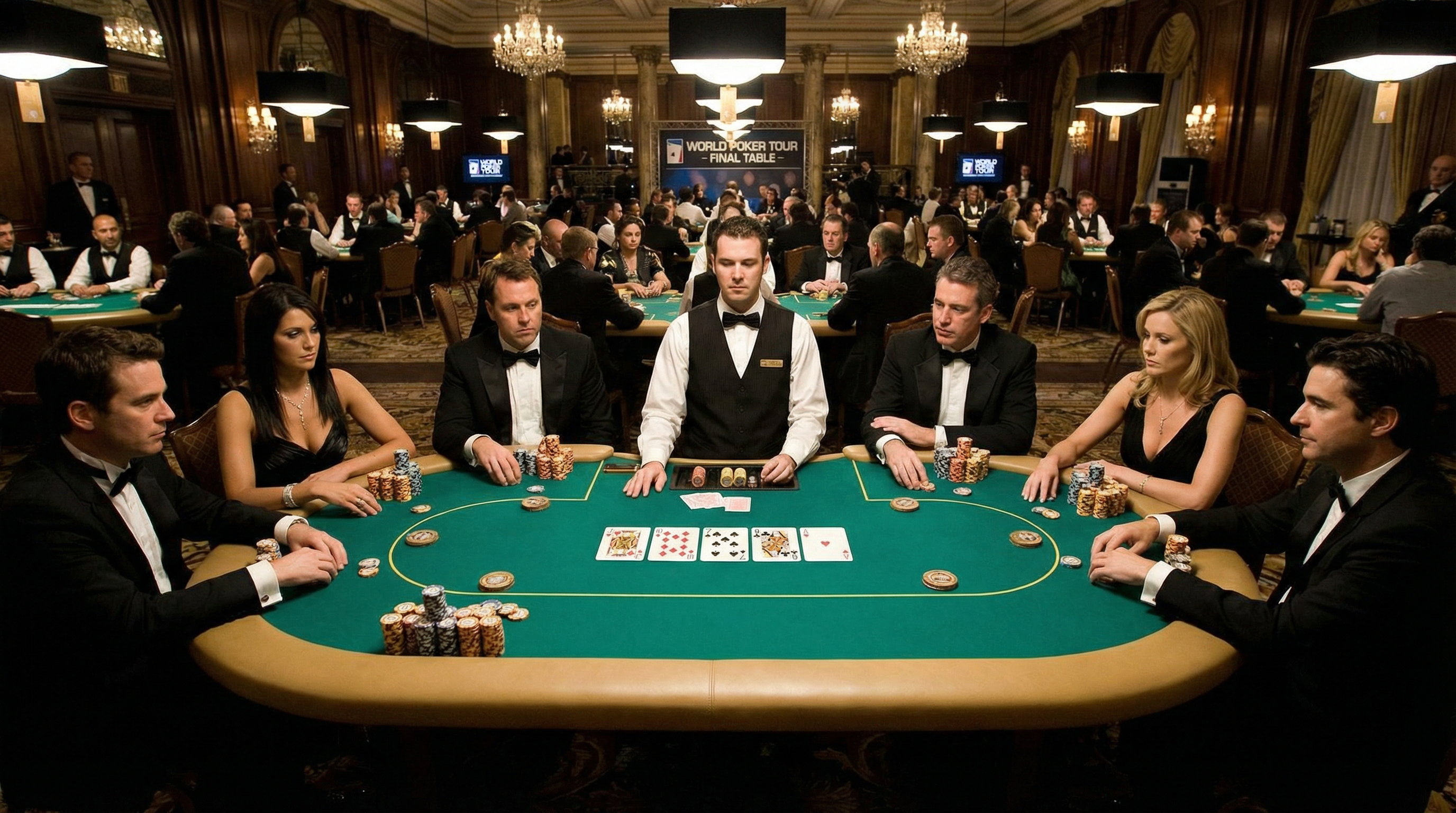 德州扑克专业赛事现场